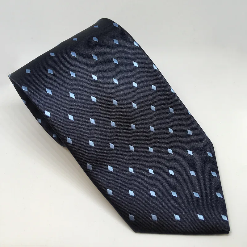 Equetech Showing Tie Diamond Adult Navy/Light Blue